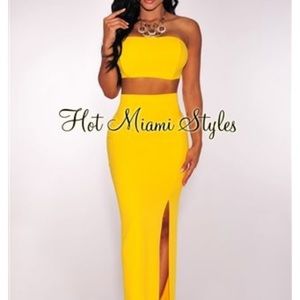 ✨Hot Miami Styles maxi two piece size small ✨
